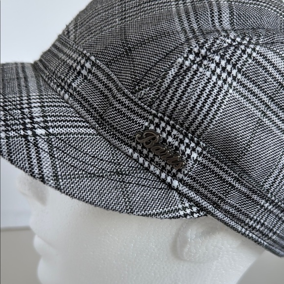 Barts Black and White Plaid Hat - Picture 7 of 16